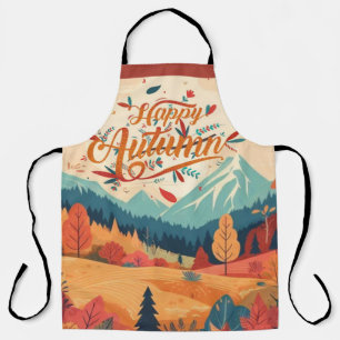 Fall/Autumn/leaves/colourful Apron