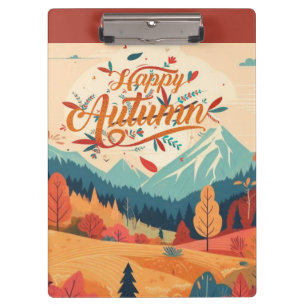 Fall/Autumn/leaves/colourful Clipboard