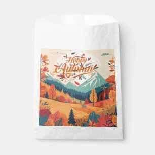 Fall/Autumn/leaves/colourful Favour Bags