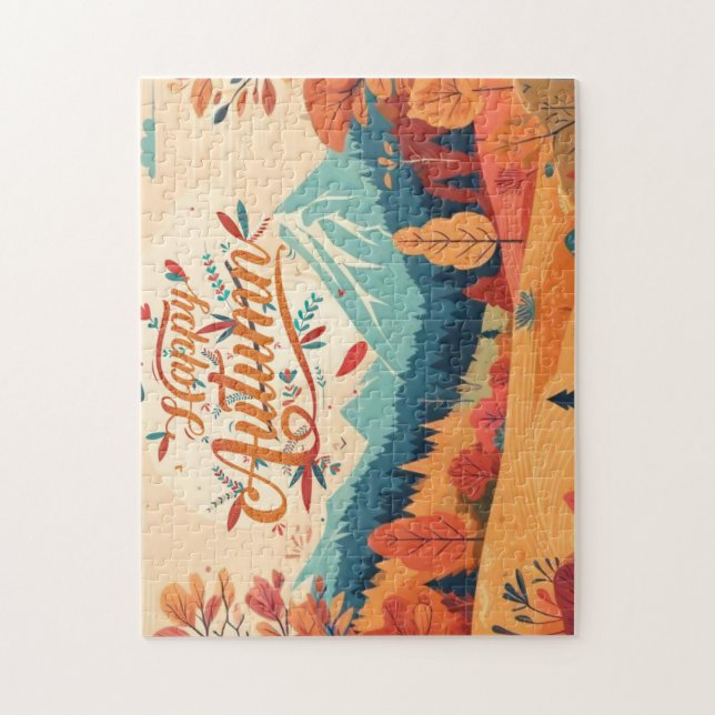 Fall/Autumn/leaves/colourful Jigsaw Puzzle (Vertical)