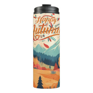 Fall/Autumn/leaves/colourful Thermal Tumbler