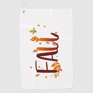 Fall/Autumn/Leaves Golf Towel
