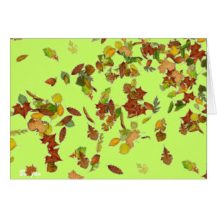 FALL / AUTUMN LEAVES, Green