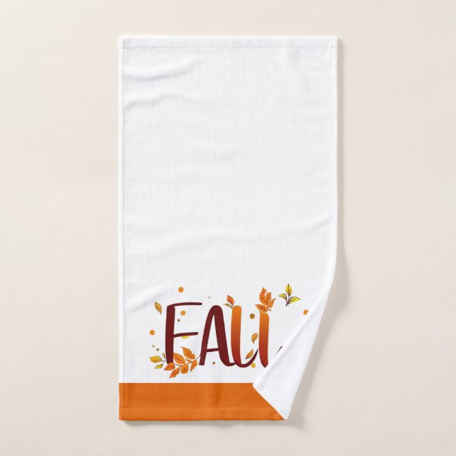 Fall/Autumn/Leaves  Hand Towel (Hand Towel)