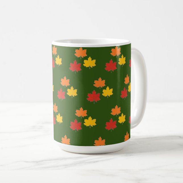 Fall/autumn/leaves Mug (Front Right)