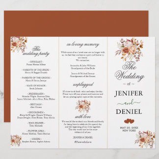 Fall Autumn Leaves Rustic Country Boho Wedding