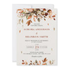Fall Autumn Leaves Rustic Country Boho Wedding  In