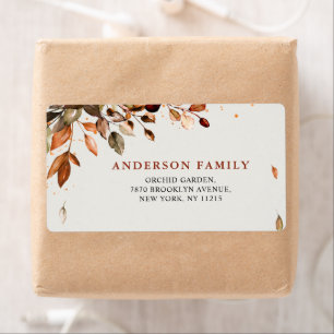Fall Autumn Leaves Rustic  Wedding Shipping