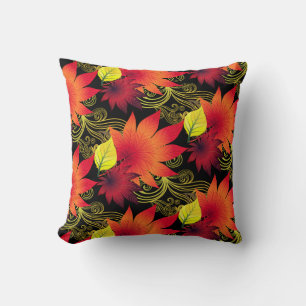 Fall Autumn Leaves Throw Pillow