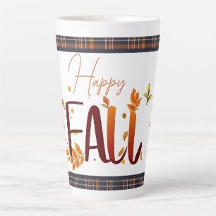 Fall/Autumn/Leaves Tote Bag Latte Mug