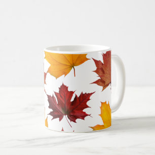 Fall Autumn maple leaves Coffee Mug