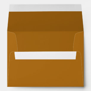 Fall / Autumn mustard yellow minimalist wedding Envelope
