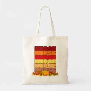 Fall Autumn Nurse Tote Bag