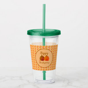 Fall/Autumn/Pumpkin Acrylic Tumbler