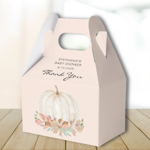 Fall Autumn Pumpkin Baby Shower Favour Box