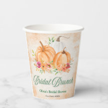 Fall Autumn Pumpkin Bridal Brunch Bridal Shower