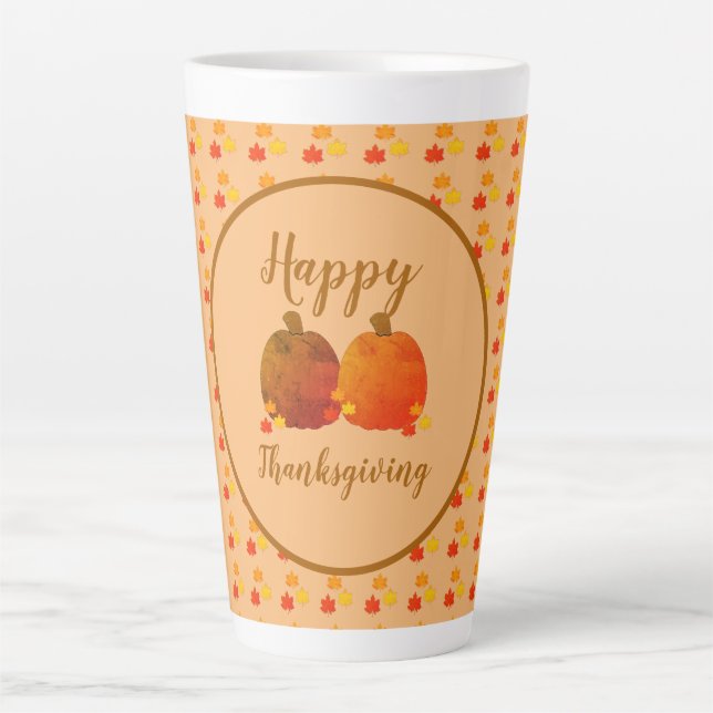 Fall/Autumn/Pumpkin  Latte Mug (Front)
