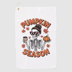 Fall Autumn Pumpkin Season Golf Towel