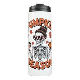 Fall Autumn Pumpkin Season Thermal Tumbler