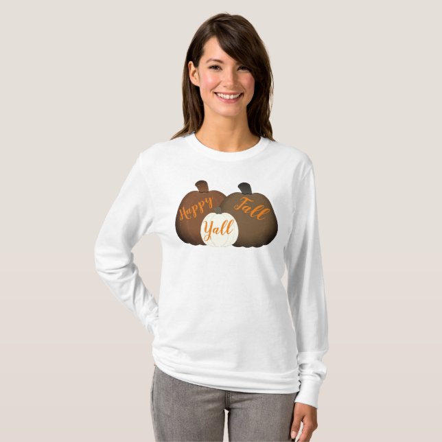 Fall/Autumn/Pumpkin   Sweatshirt T-Shirt (Front Full)