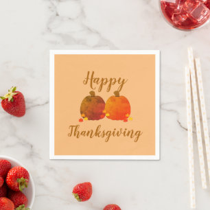 Fall/Autumn/Pumpkin/Thanksgiving Napkins