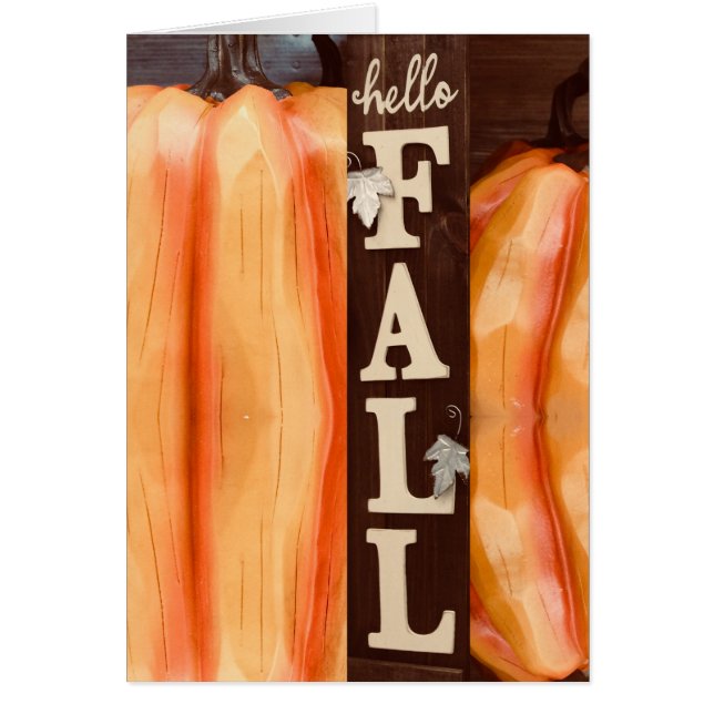 Fall Autumn Pumpkins Blank (Front)