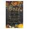 Fall autumn rustic wood budget wedding invitation