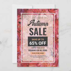 Fall / Autumn Sale Flyer Template