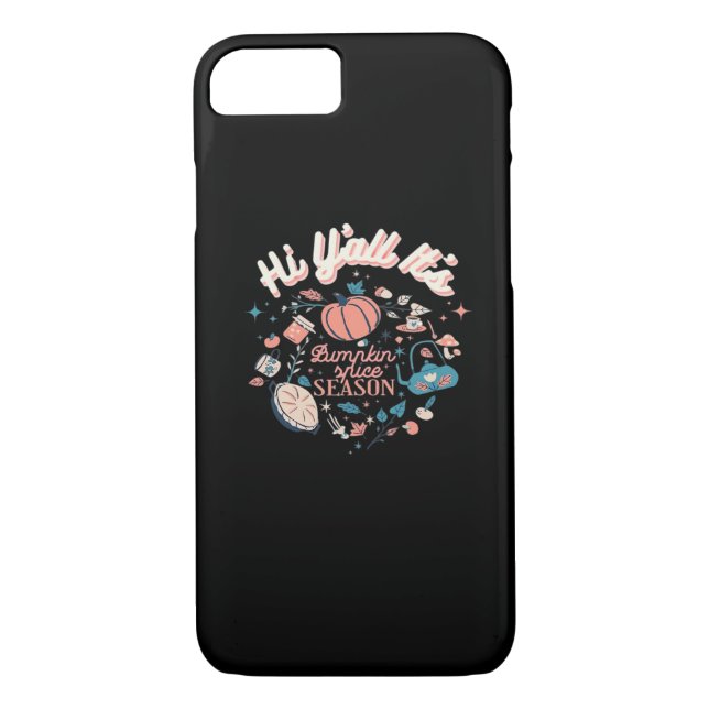 Fall Autumn Season Collection Y’all It’s Pumpkin S Case-Mate iPhone Case (Back)