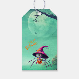 Fall/autumn/spider/witch/halloween Gift Tags
