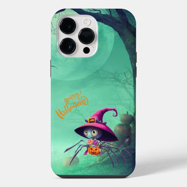 Fall/autumn/spider/witch/halloween iPhone Case (Back)