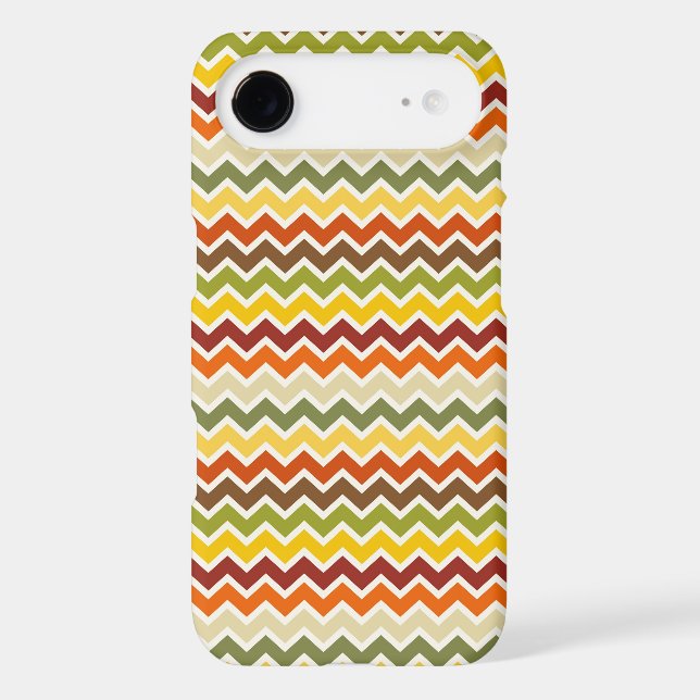 Fall Autumn Thanksgiving Chevron Zigzag Pattern Case-Mate iPhone Case (Back)