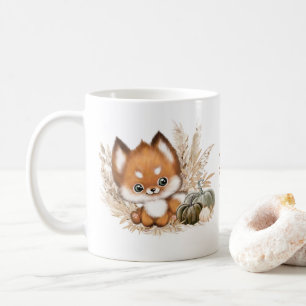 Fall Autumn Thanksgiving Cute Little Fox Mug