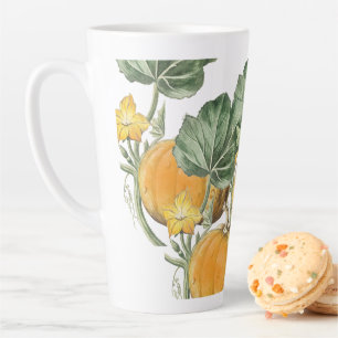 Fall Autumn Vintage Pumpkins Latte Mug