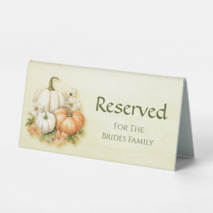 Fall Autumn Wedding Event Reserved 