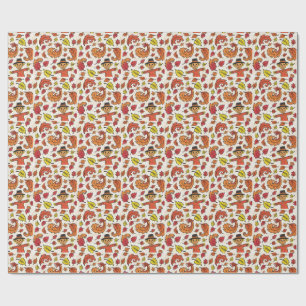 fall autumn wrapping paper