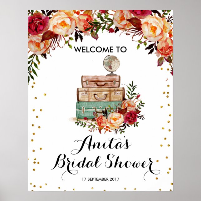 Fall AutumnTraveling From  Welcome Sign (Front)