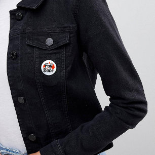 Fall Babe 3 Cm Round Badge