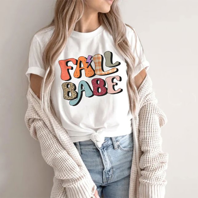 Fall babe -  Fall Autumn T-Shirt (Creator Uploaded)