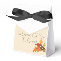 Fall Baby Favour Boxes!