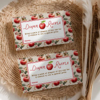 Fall Baby Shower Apple Diaper Raffle