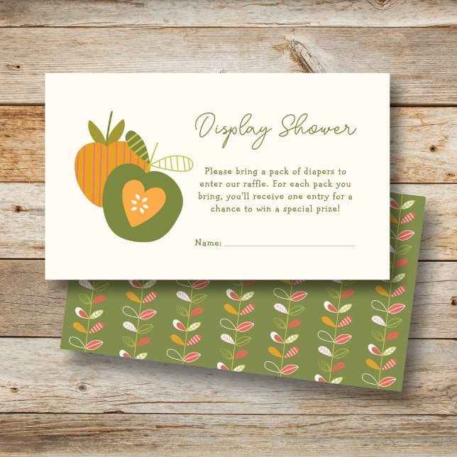 Fall Baby Shower Apple Theme Display Enclosure (Creator Uploaded)