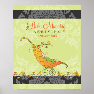 Fall Baby Shower   Baby shower guest book Print