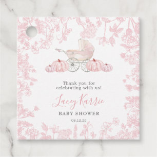Fall Baby Shower favour tag
