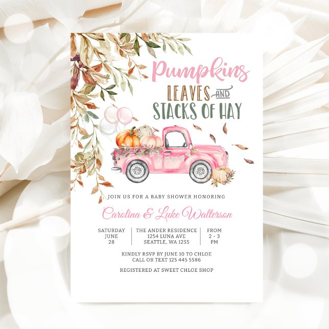 Fall Baby Shower Invitation (Creator Uploaded)
