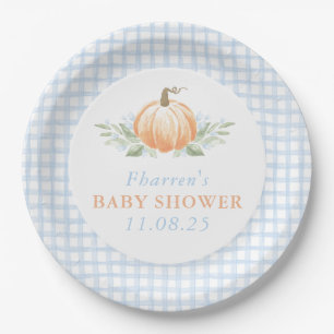 Fall Baby Shower Napkins   Pumpkin Paper Plate