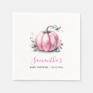Fall Baby Shower Theme Personalised  Napkin