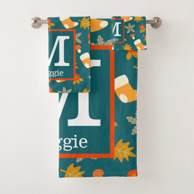 Fall Bath Towel Set (Insitu)