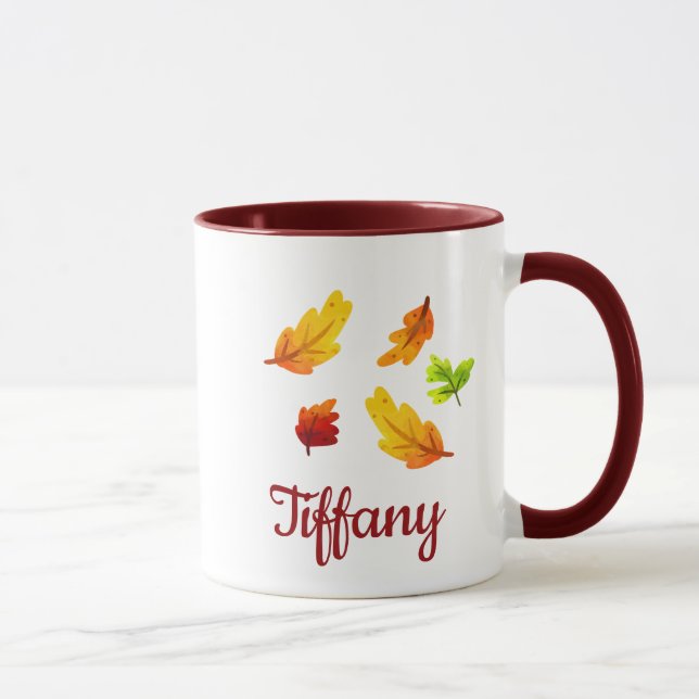Fall Beauty Leaves Mug (Right)