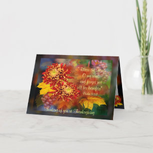 Fall Beauty ~  Thinking of you Card